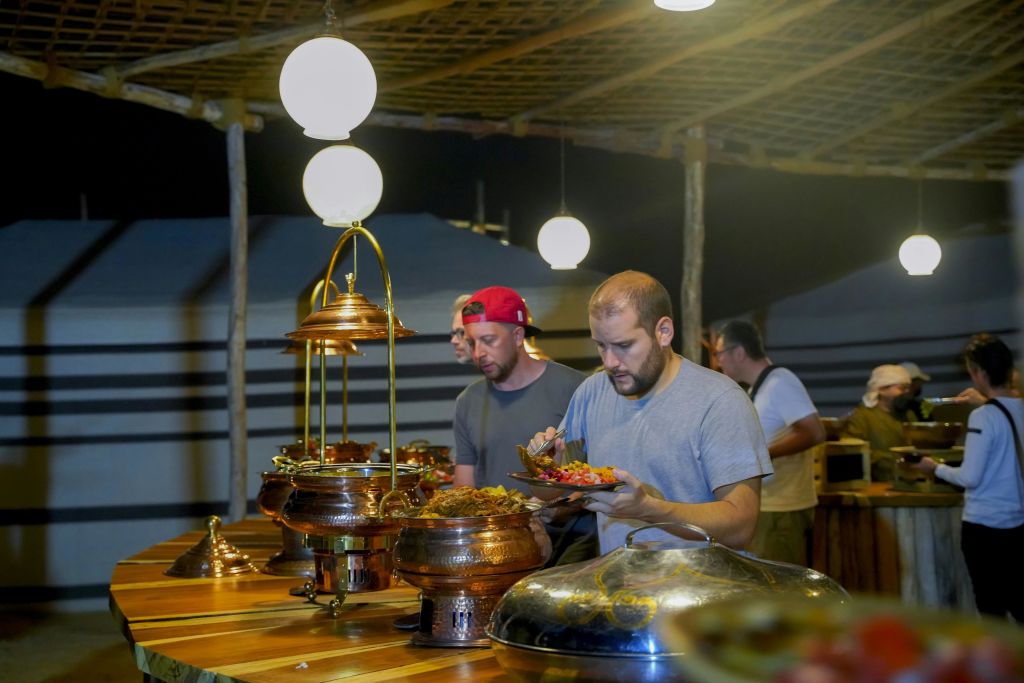 바비큐 저녁 식사