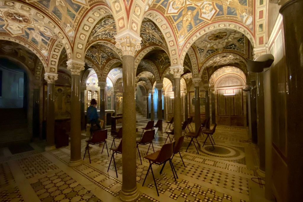 트라스테베레 산타체칠리아 지하 대성당 투어