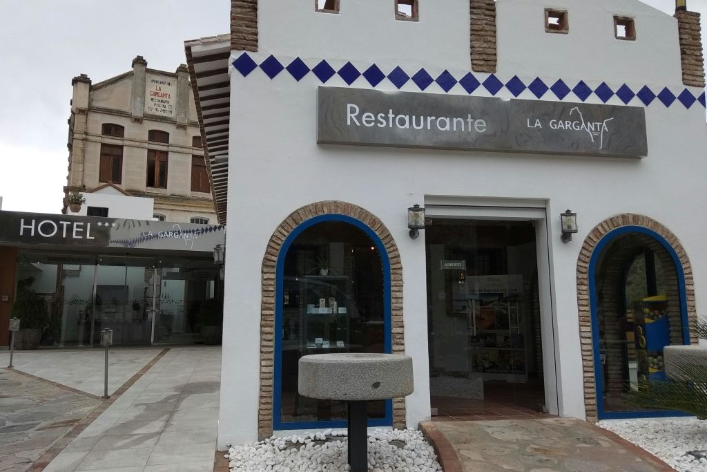 엘 초로에서 출발하는 투어를 위한 집합 장소. 호텔 라 가르간타.