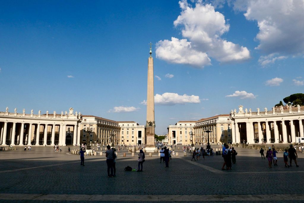 성 베드로 광장 떠나기