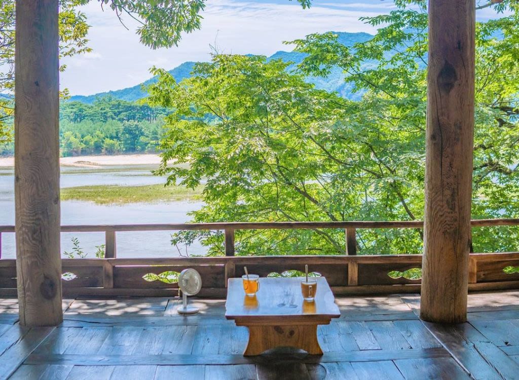낙동강을 보며 유유자적한 시간, 겸암 정사