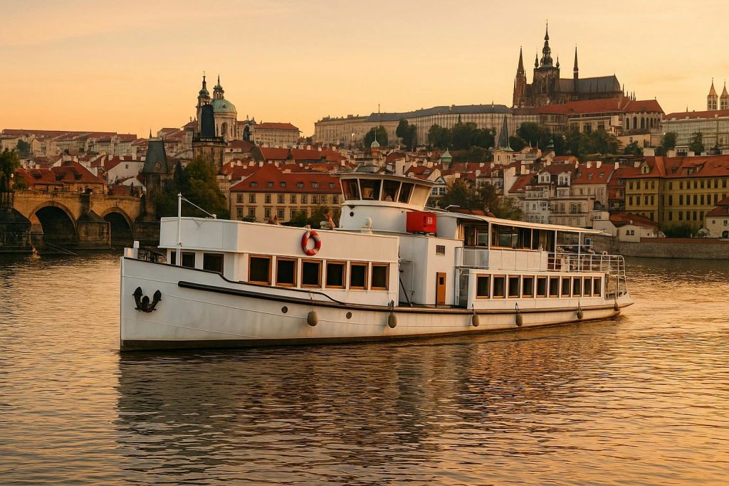 해설과 간식, 음료가 있는 유서 깊은 보트 투어