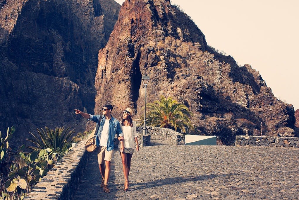 전망대에서 정차