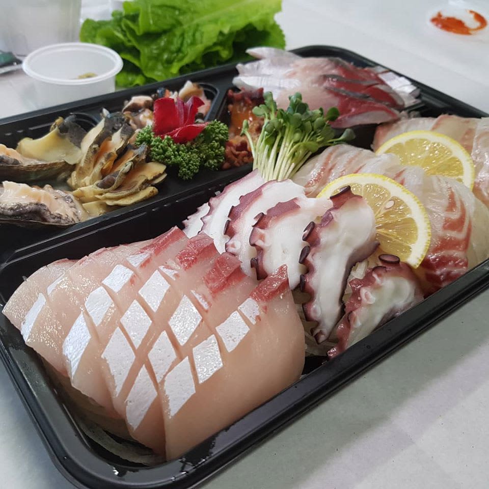 해송 수산물 회 센터 중문 점