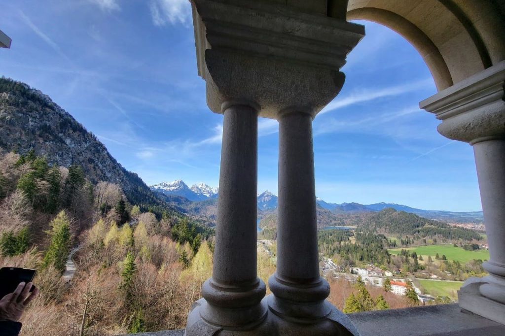 노이슈반슈타인 발코니 전망