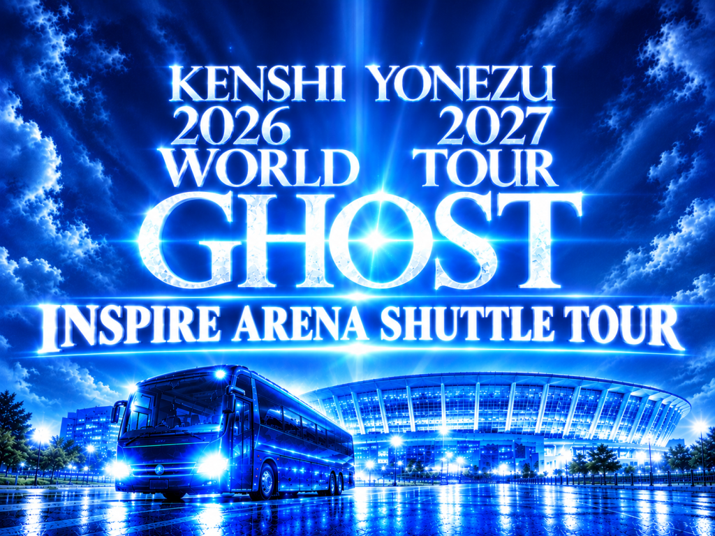 [KENSHI YONEZU] 2026-2027 WORLD TOUR GHOST | INCHEON Inspire Arena KPOP Shuttle Tour : Seoul ⇄ Venue / One-Way , Incheon Airport Drop-off