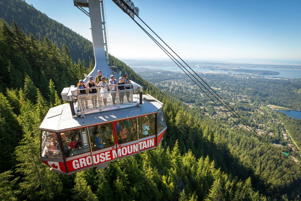 Peak Chairlift at Grouse Mountain