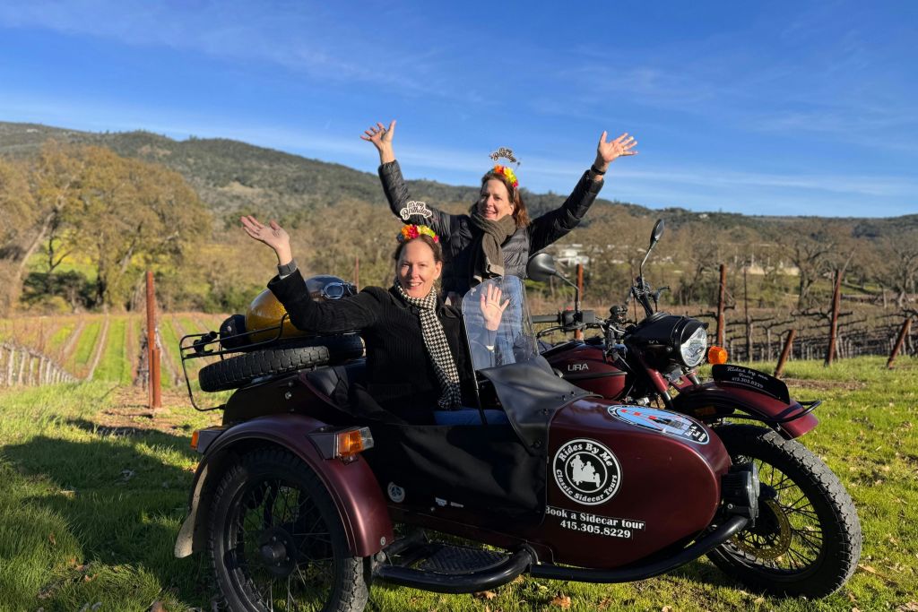 생일 기념 사이드카 타기