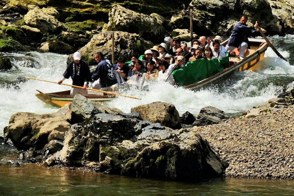 호즈가와강 보트 투어