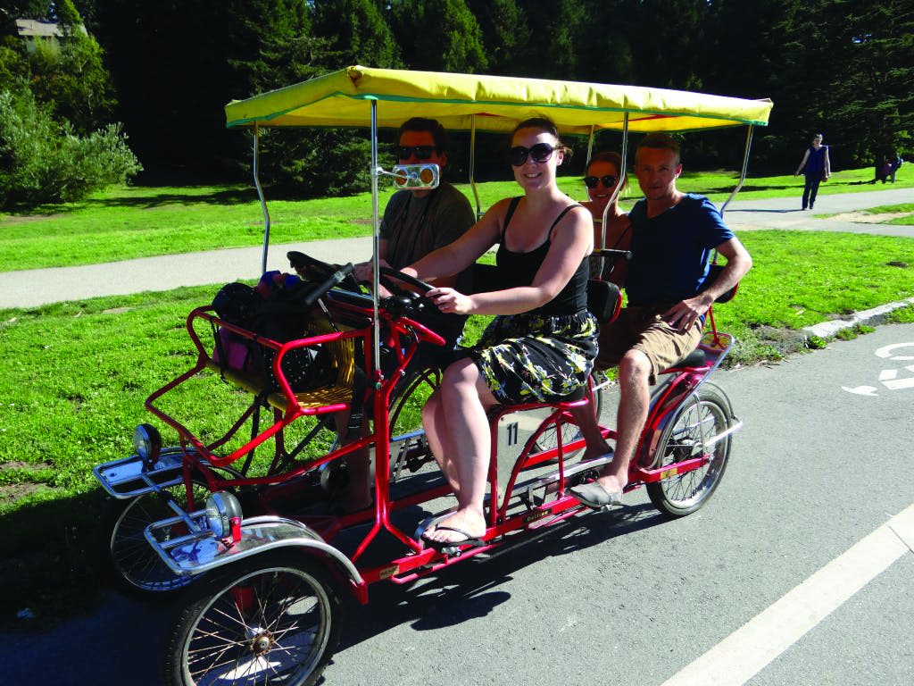 서리 자전거 (4명)