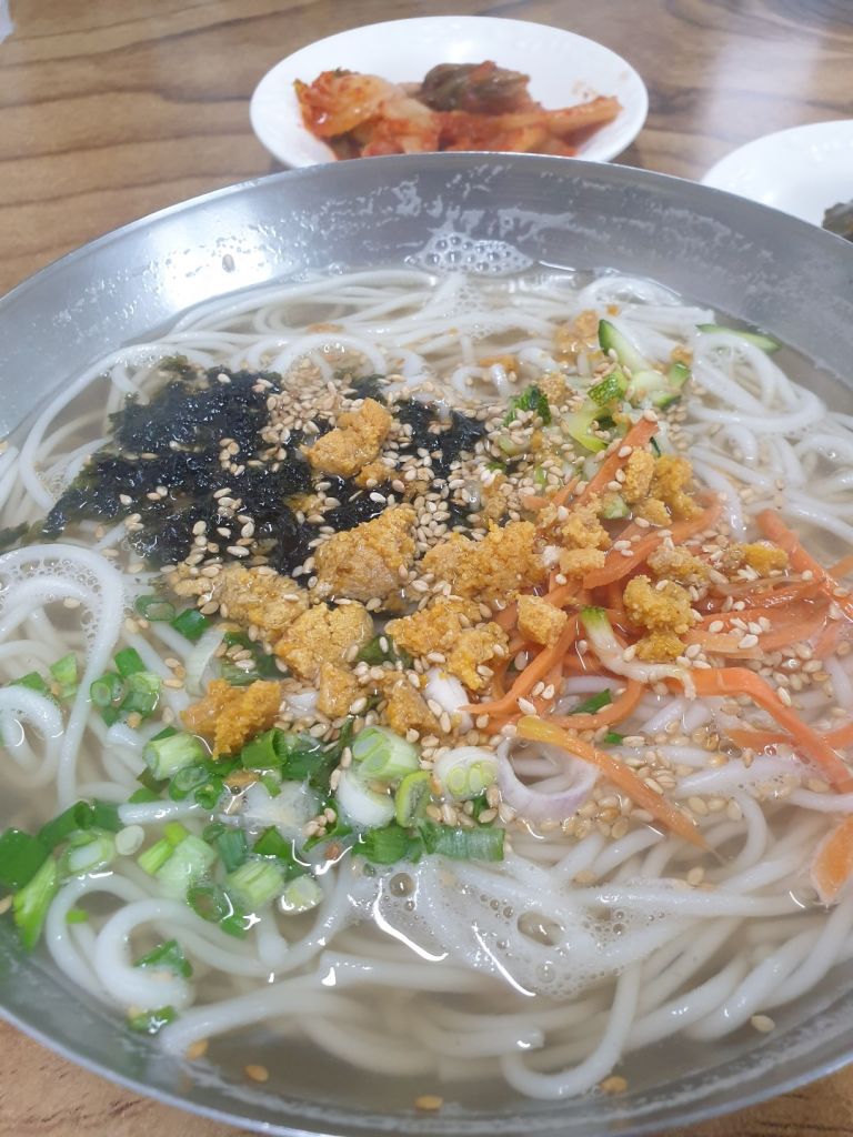 평대 성게 국수