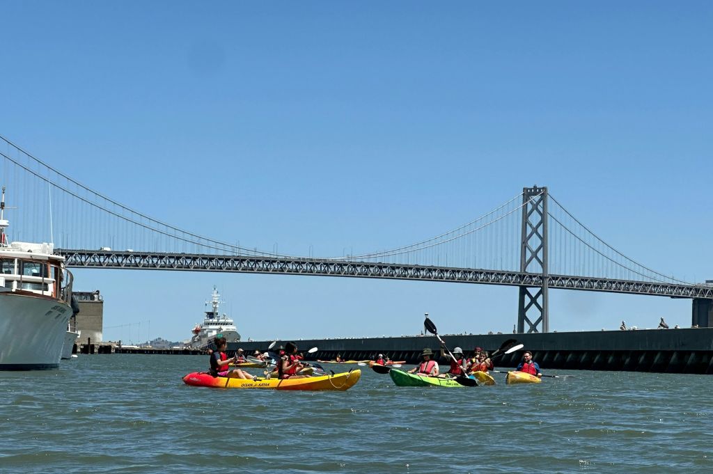 샌프란시스코에서 카약 타기