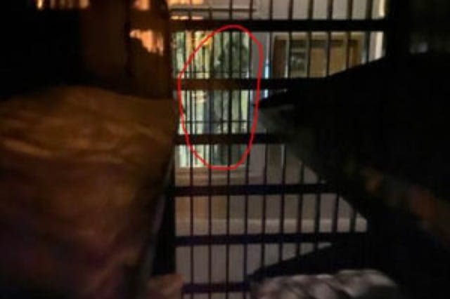 어두워진 후 성 아우구스티노의 오래된 감옥