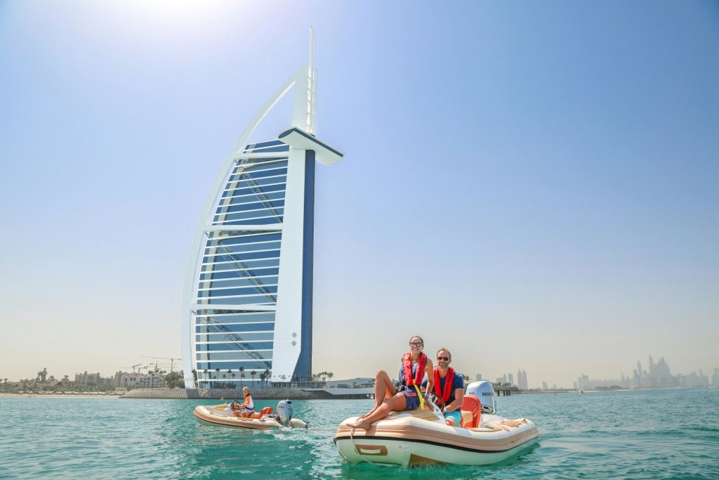 버즈 알 아랍 (Burj Al Arab) 의 근접 사진