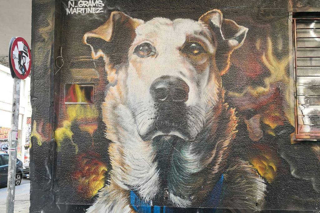 "Loukanikos" 개 벽화