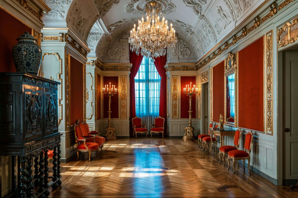 크리스티안보리 궁전 내부.