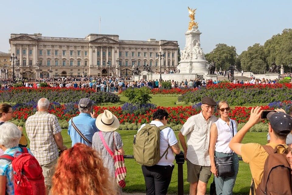 버킹엄 궁전에서