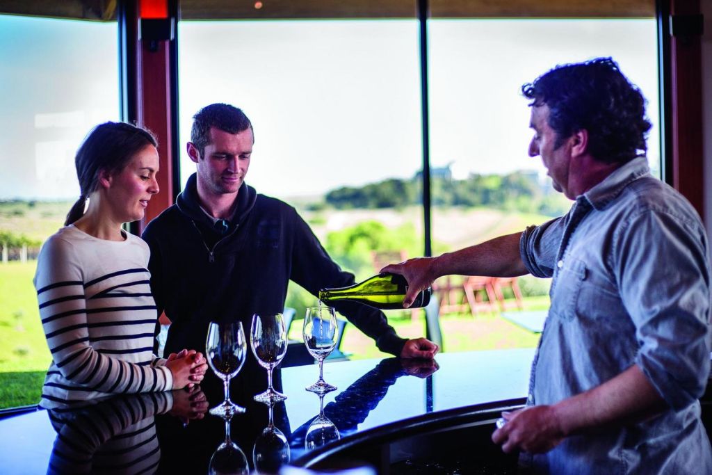 Wine tasting at The Cups Estate