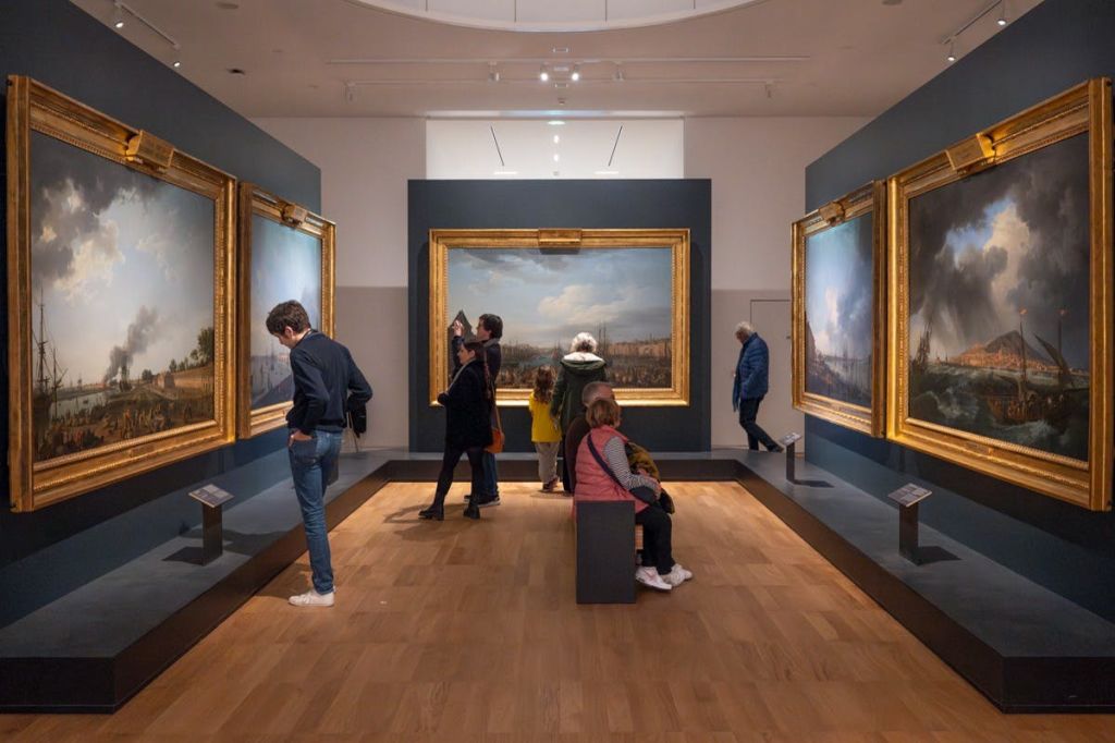 베르네의 프랑스 항구 전망