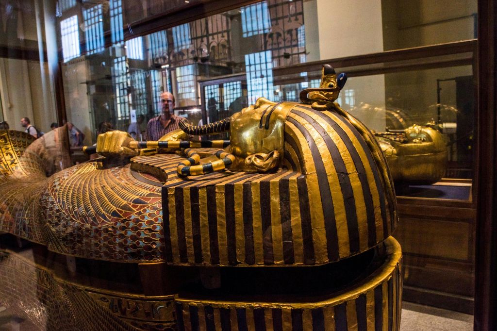 이집트 박물관에 전시된 관