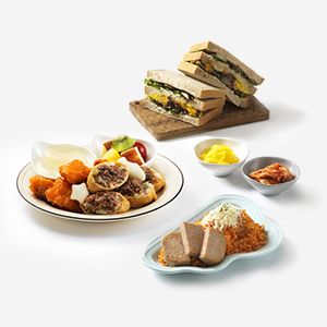 패밀리 세트(볶음밥 + 샌드위치 + 꾸러기 도시락)