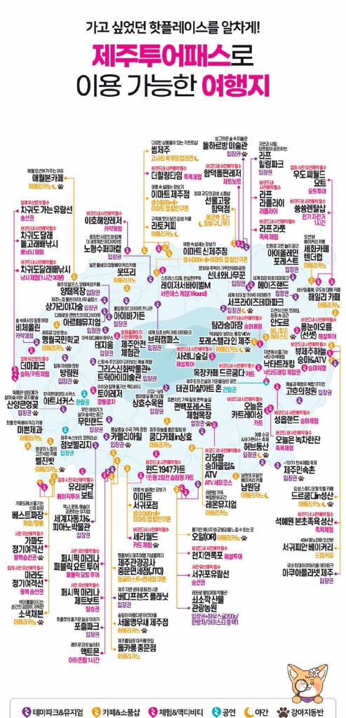 제주 투어패스 타임형 자유 이용권 - 트리플 투어티켓