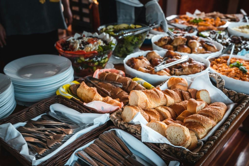 버스 내 점심 식사