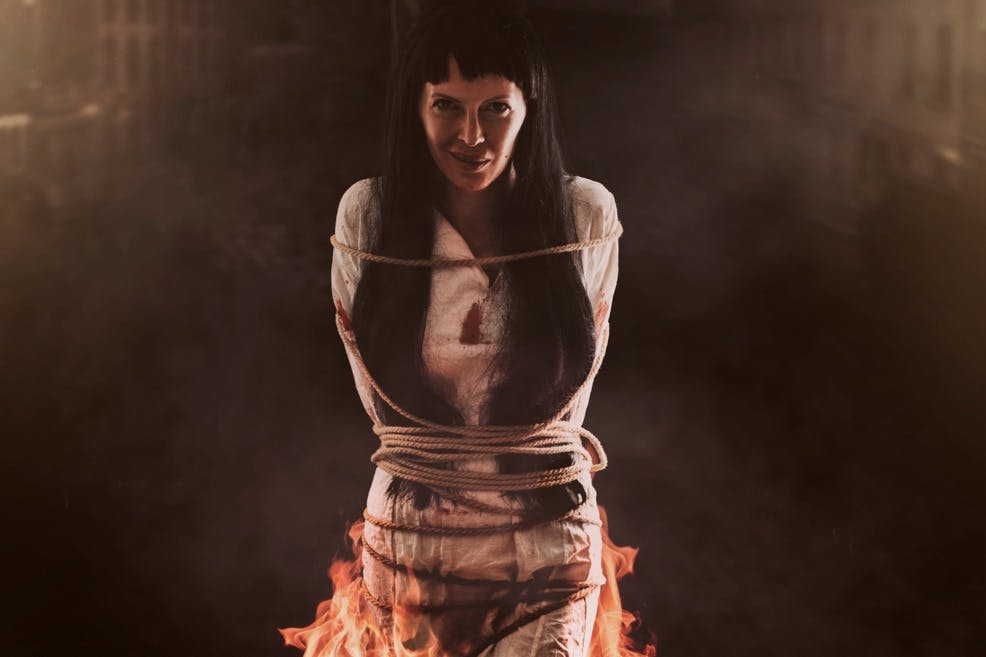 중세 시대의 마녀 화상