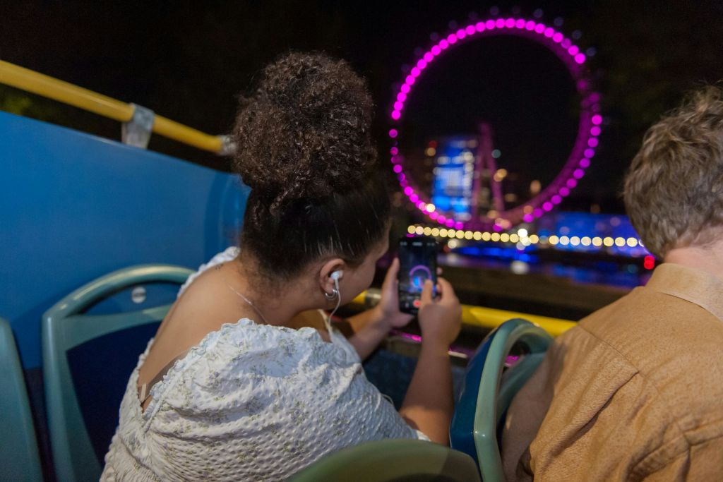 런던에서 야경 감상하기