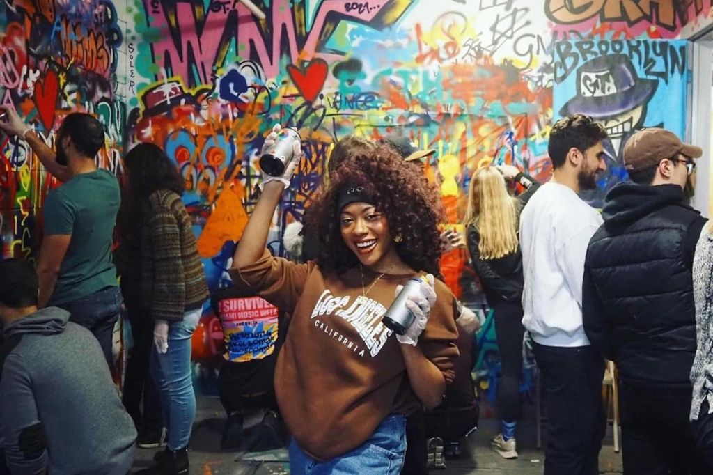 그래피티 워크숍 즐기기