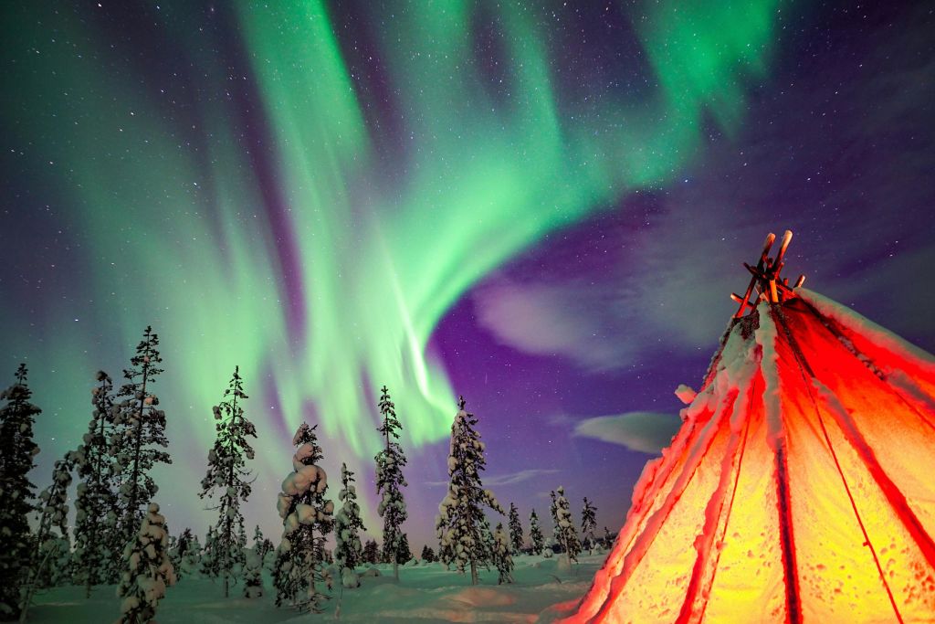 로바니에미의 오로라