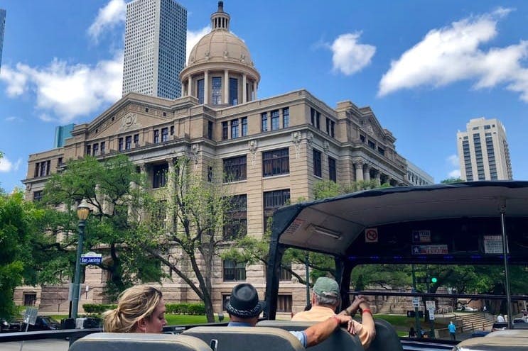 휴스턴: 가이드와 함께하는 오픈탑 더블데커 버스 투어