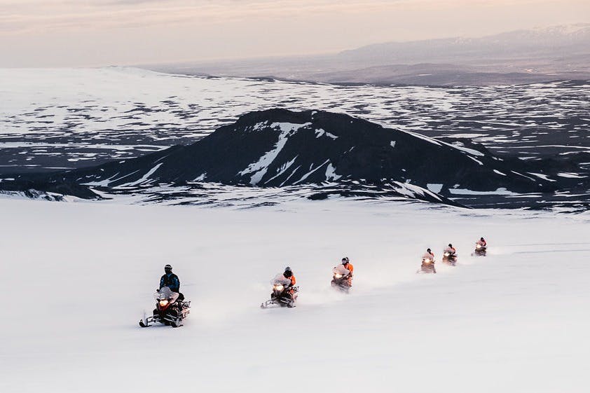 랭요쿨 빙하에서 바라보는 고원 풍경!