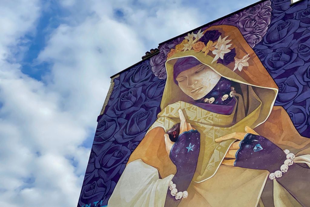 거리 예술 작업