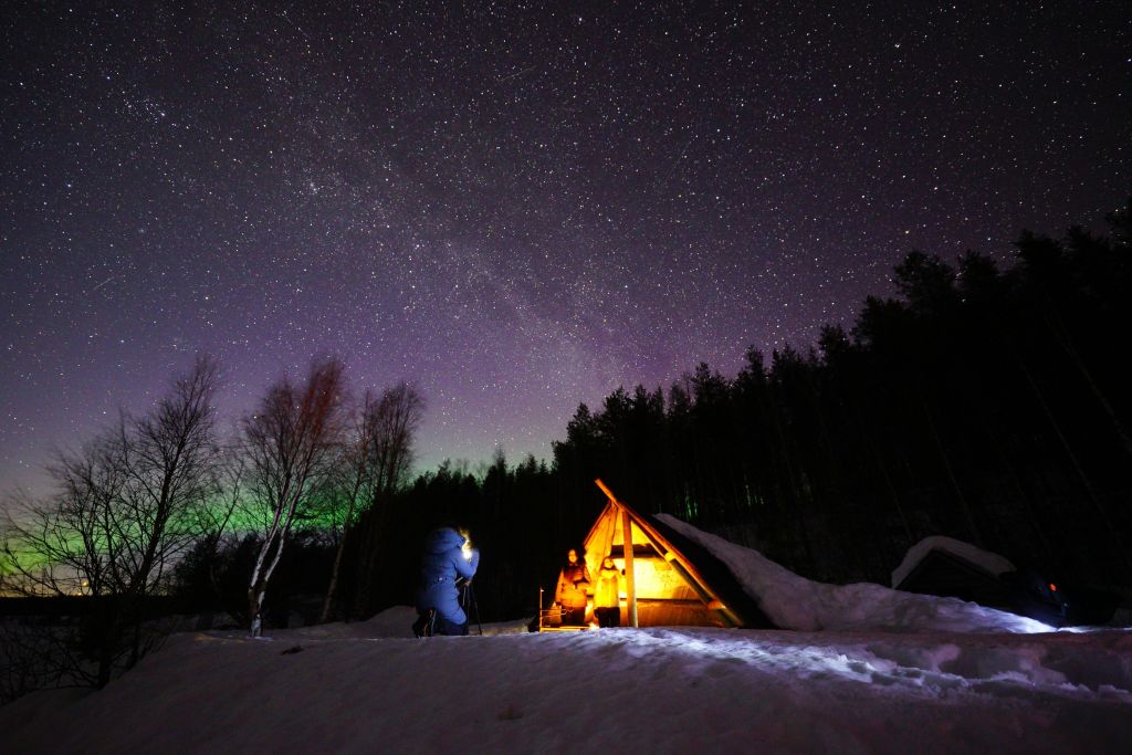 오로라 사진 촬영 투어