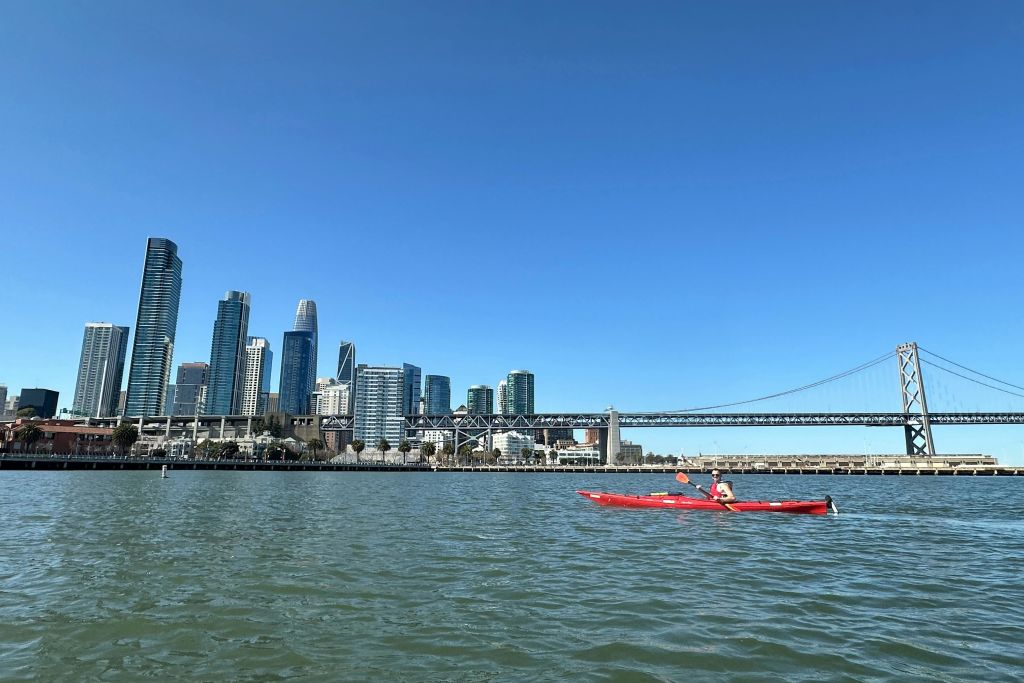 샌프란시스코의 아름다운 다운타운 지역이 바로 근처에 있습니다.