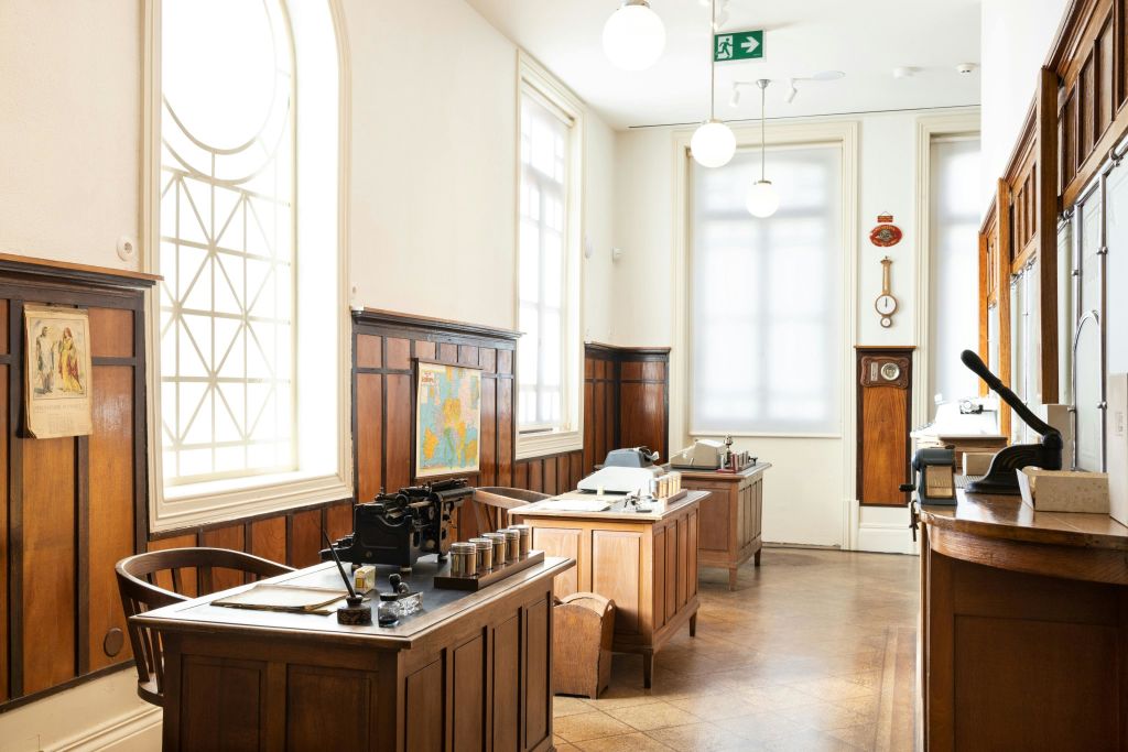 오래된 사무실.