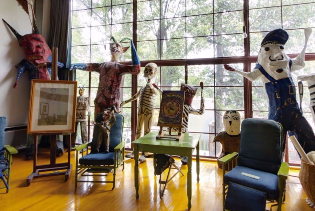 디에고 리베라의 스튜디오.