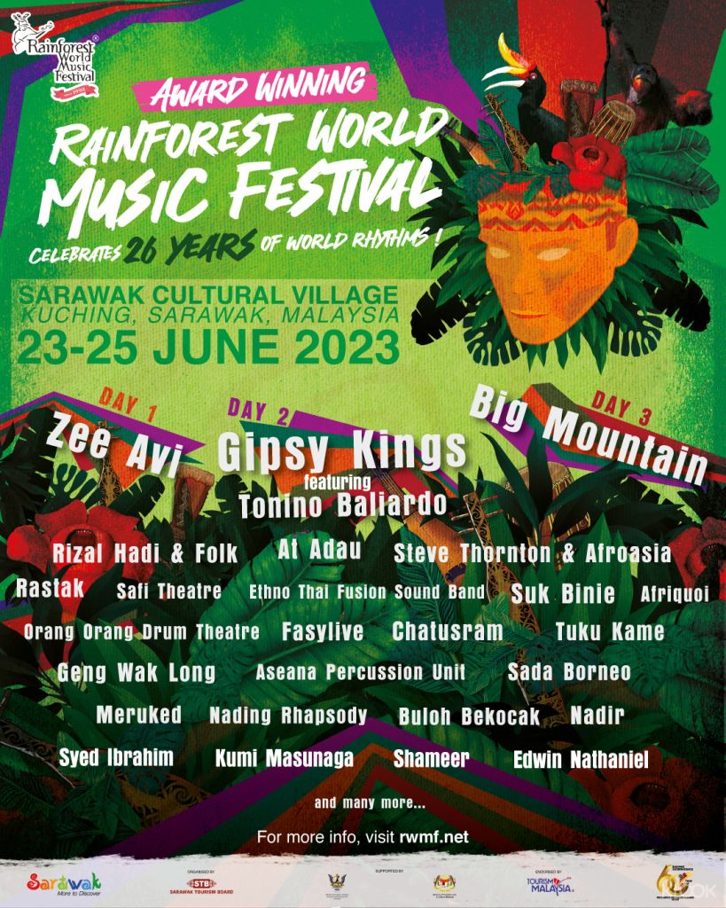 Rainforest World Music Festival 2023 라인업