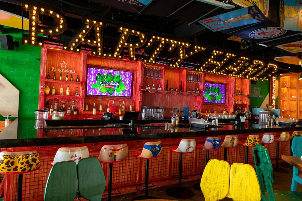 플라야 델 카르멘의 세뇨르 프로그 (Señor Frog) 레스토랑