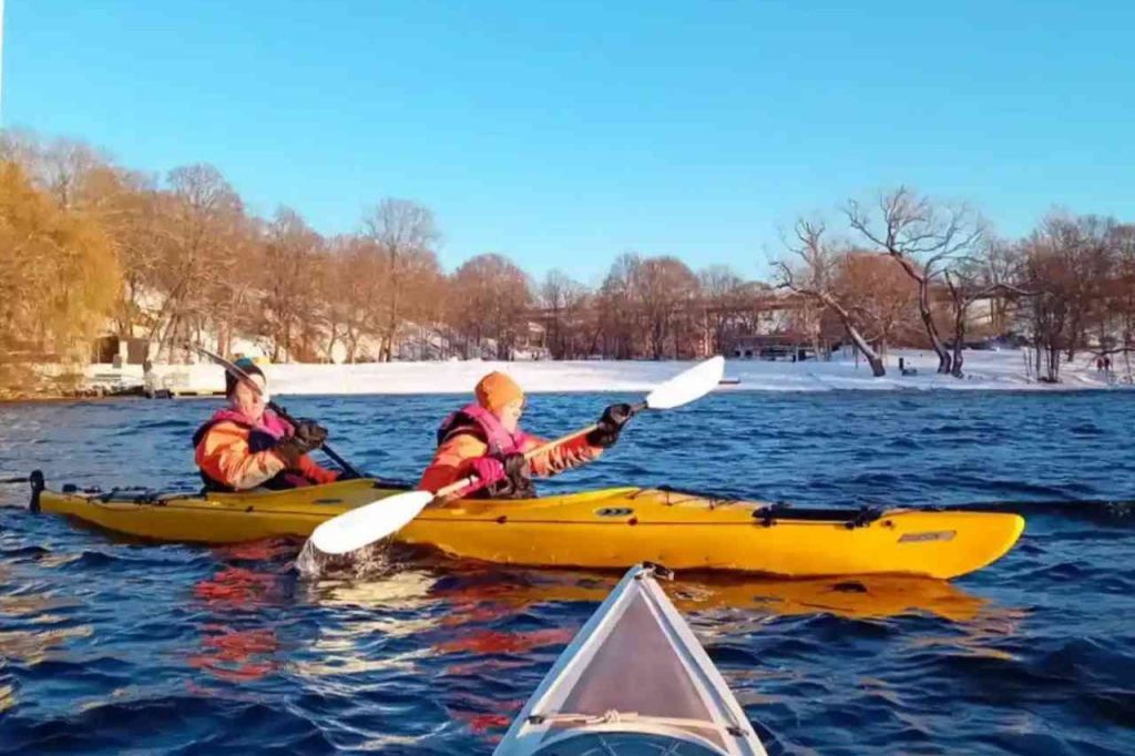 스톡홀름 겨울 카약 투어