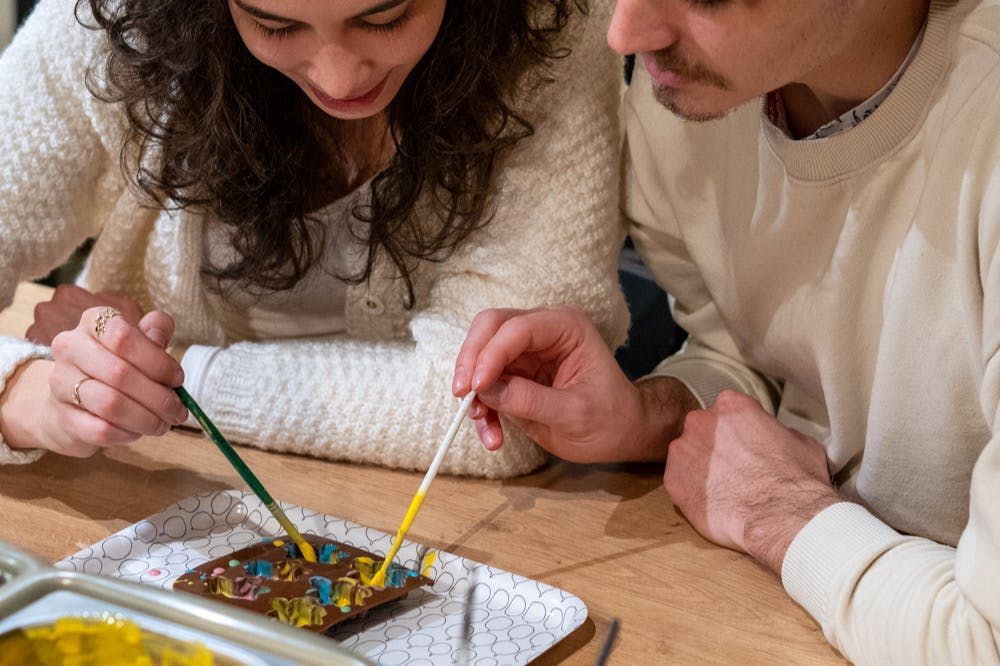 원하는 프랄린 만들기