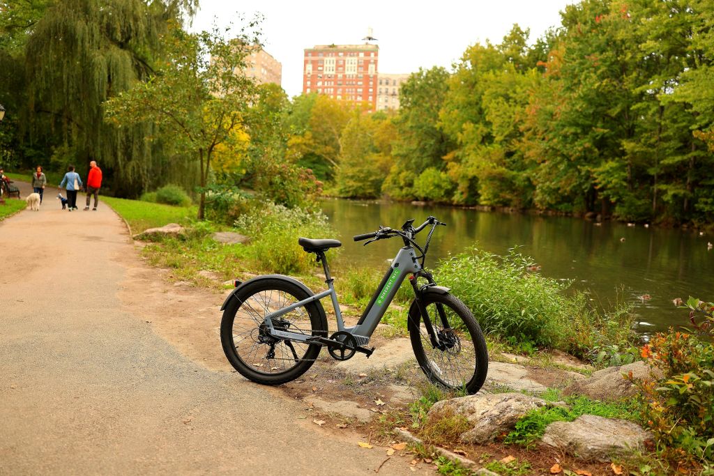 센트럴파크에서 자전거 타기