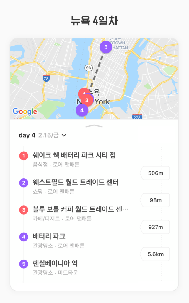 [4일차] 배터리 파크 주변을 산책. 시카고로 이동하기 위해 펜실베이니아 역으로 가면서 뉴욕과 작별 인사~
