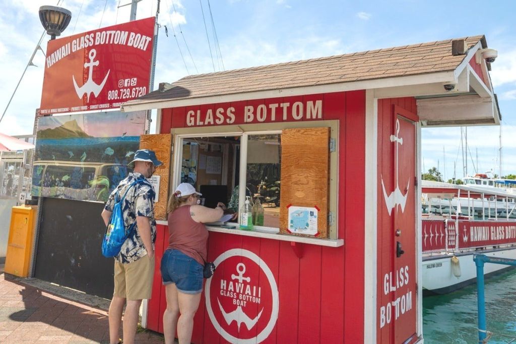 하와이 유리 바닥 보트 투어