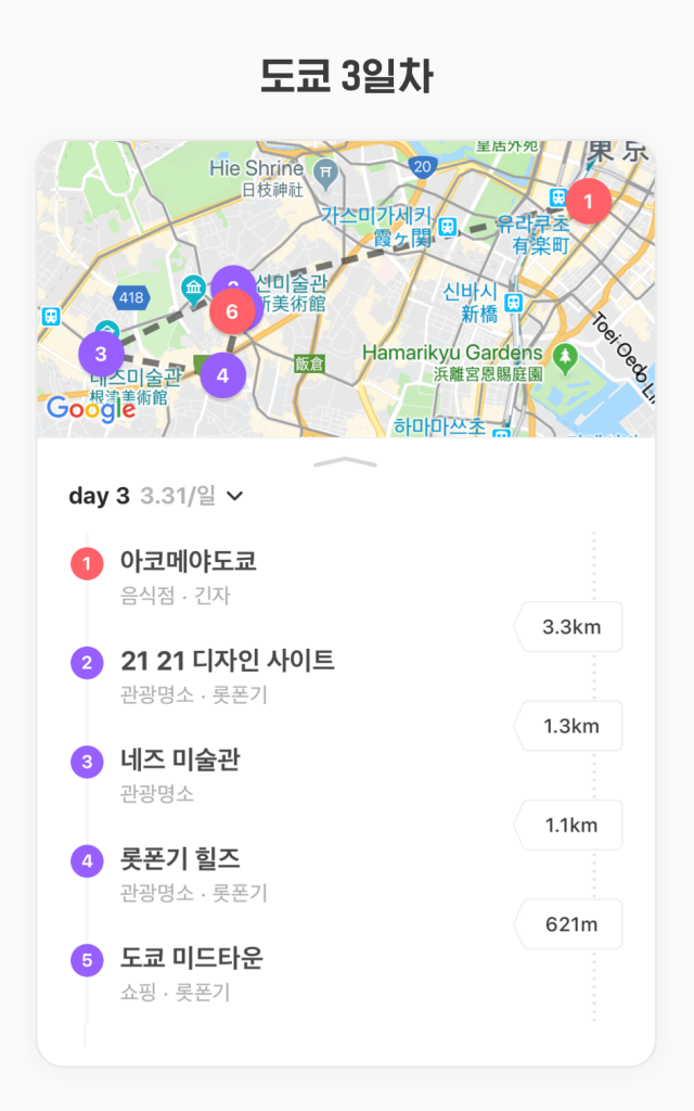 [3일차] 긴자에서 일본 가정식 점심 식사. 롯폰기 주변의 미술관과 쇼핑센터를 돌아다녔어요.