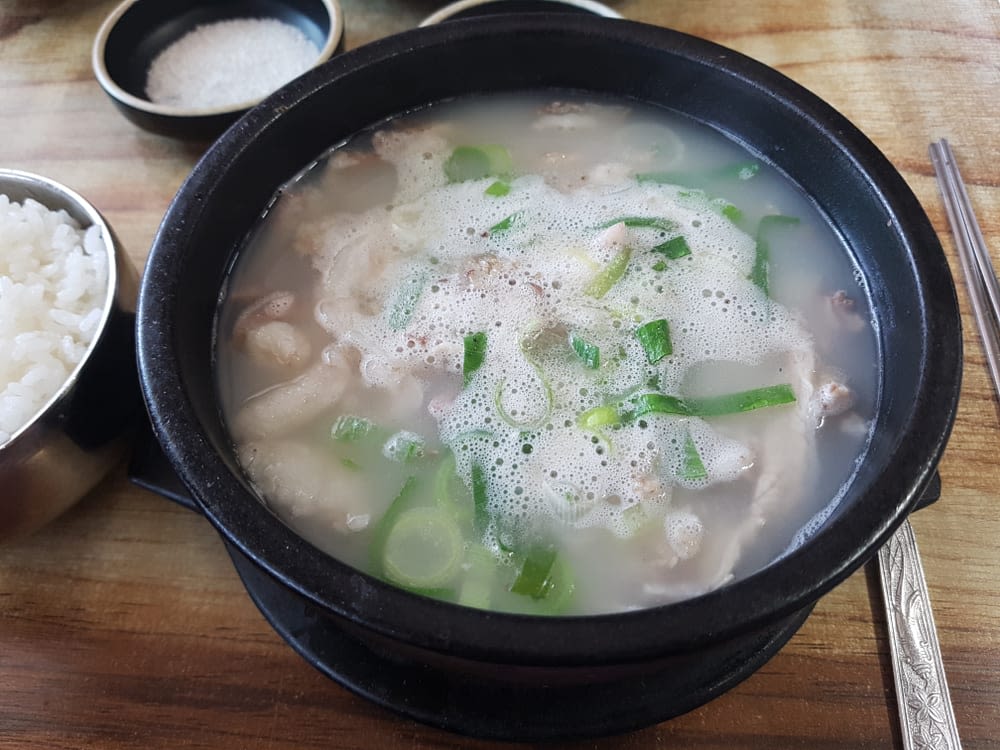 Sundae Gukbap (Korean blood sausage soup with rice)