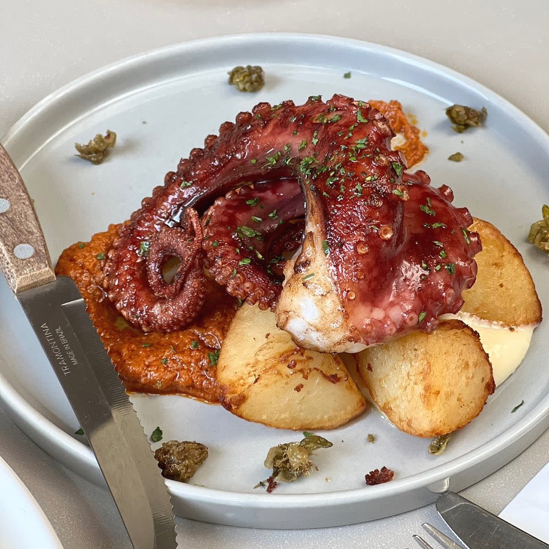 Grilled octopus