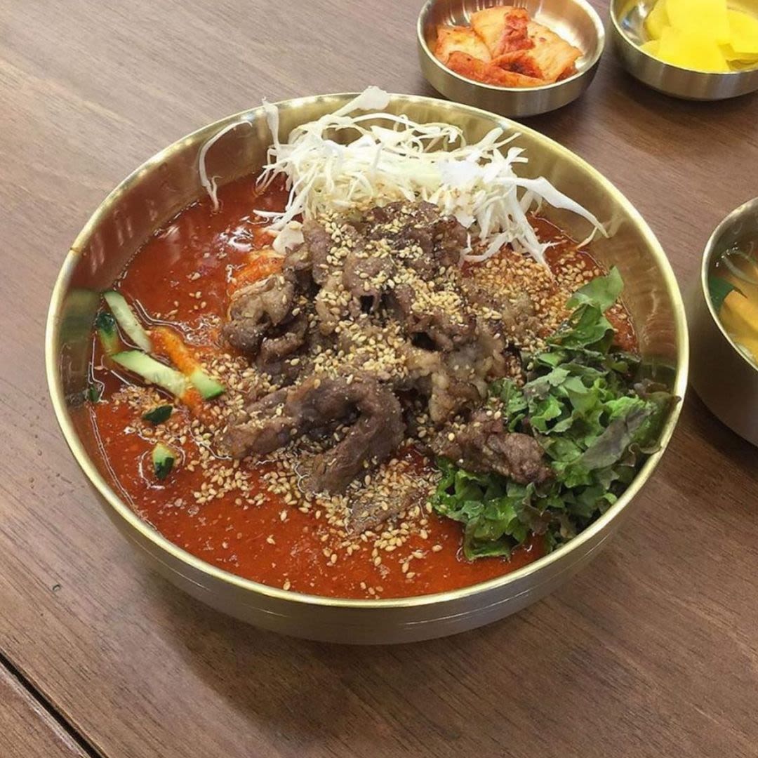 牛バラ肉のまぜ麺