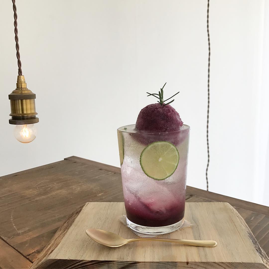 Blueberry Lime Soda